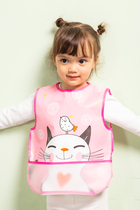 Factory Shop Baby Dining Hood Clothing Spring Summer Waterproof Anti-Dirty Sleeveless Children Apron Double Baby Bib Meal Pocket