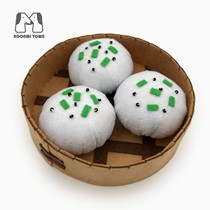 Non-woven fabric simulation Shanghai Shengjian Bao Xiaolongbao Baozi steamer cage drawer drawer finished kindergarten corner teaching aids