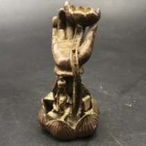 Ancient Play Miscellaneous Collection Antique Great Qing Year turn back fragrant pendulum piece small number home craftsmanship