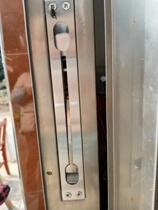 Security Door Heaven And Earth Dark Inserted Countryside Double Open Gate Invisible in-door primary-secondary stainless steel middle control bolt fireproof door
