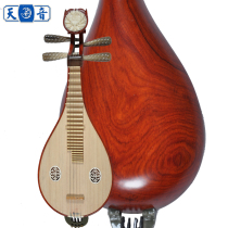 Tianyin Huali white horn Liuqin national musical instrument beginner practice to send accessories