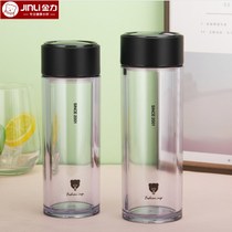 Jinli new product No. 6902 plastic cup portable simple tea large plastic water cup gift can be printed logo