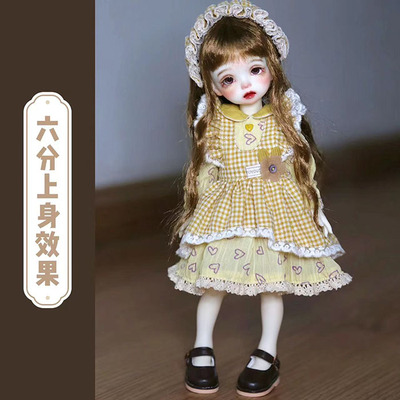 taobao agent 【Sweet Heart Sauce】BJD8/6 points GSC small cloth paper cotton doll 10/15/20cm baby clothing material bag