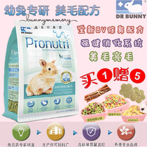 Dr. Rabbit food puffed particles easy to chew and digest Beauty Hair deodorant rabbit feed new formula 900g