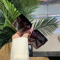 Net red retro sunglasses 2021 new fashion womens big face thin seaside ins street shot fashion polarized sunglasses