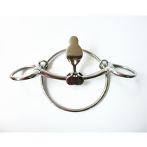  New stainless steel horse chew big ring horse rank harness armature equestrian supplies