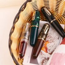 At the end of the craftsman Q1 pen short cute ink pen gift box Designer hand account fine-pointed pen for men and women net red small fat