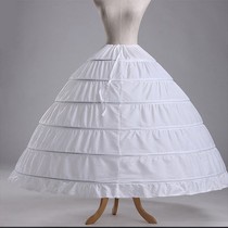 Bride with skirt lined with large yards of puffy dress super-large wedding dress with daily skirt lolita liner