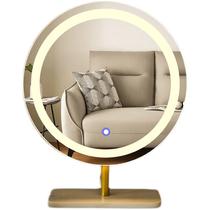 Desktop mirror cosmetic mirror desktop Net red light luxury large mirror with lamp bedroom modern simple Italian vanity mirror