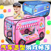 Children Indoor Tent Fold Cute Play House Police Car Fire Sweet Car Styling Theme Over Home Toys