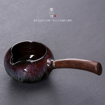 Moshou Kiln changed Tianmu uniform Cup household kung fu tea set single product Tea Sea Highway cup tea division tea accessories