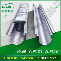 Food Hotel Kitchen Stainless Steel Groove Drainage Square with Slope 304 Groove Cover Water Groove