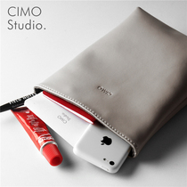 CIMO Studio power adapter storage bag high grade leather Apple Wireless Mouse data cable storage bag