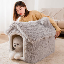 Kennel Four Seasons Universal Small Dog Teddy Dog Kennel Removable Cat Bed Cat House Dog House Winter Warm