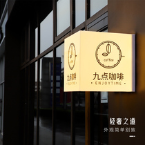 Acrylic light box Billboard signboard custom door head display sign luminous door outdoor waterproof signboard customization