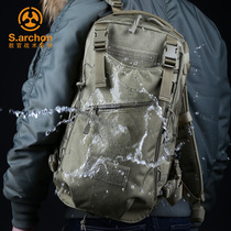 Instructor tactical outdoor commuter backpack mountaineering bag waterproof large capacity camouflage multifunctional backpack three-level bag