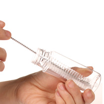 Bottling brush bottle suction cup glass dropper and other small pipe special suction pipe brush small brush plastic bottle