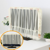 Lace LCD 42 inch 55 inch TV cover is turned on without dust cover TV frame set TV decorative trap