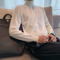 Hualun autumn and winter bottoming solid color knitwear men tide Korean slim long sleeve thin Spring and Autumn Sweater ins harbor style