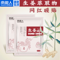 Antarctic original point fever ginger paste cold warm palace paste knee cervical vertebra hot compress belly warm stick foot drive whole body