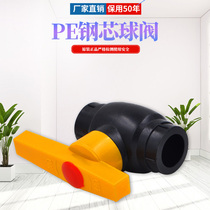 PE steel core ball valve PE ball valve PE valve HDPE pipe fittings Tap water drinking water pipe fittings Accessories