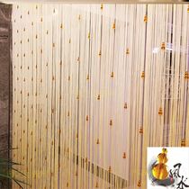 Clothing store nail shop hotel club Western restaurant screen partition line curtain bedroom door curtain free punch background curtain
