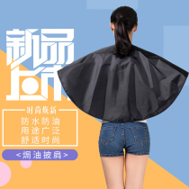 Enlarge hairdressing shawl hair salon special hairdressing pad shoulder ironing hair hair dyeing home haircut waterproof cloth