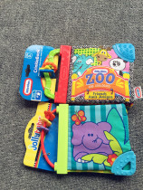 Clearance export defects Wrong edition Cloth book Story book Picture book Teether ring paper Bright color beads