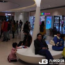 GRG Shopping mall office building Hospital school shaped column GRG modeling FRP stool shaped custom