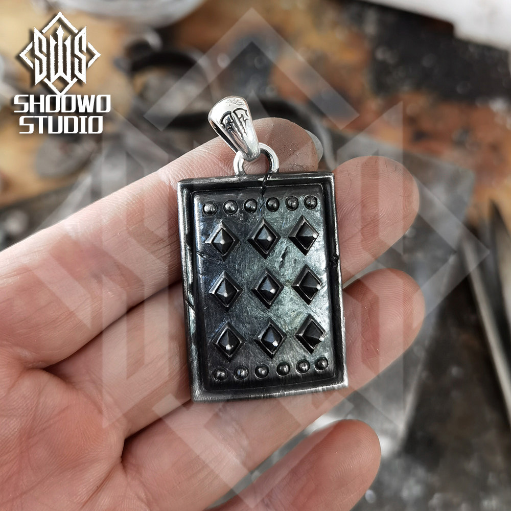 手午原创｜魔兽世界纯银925蛋盾埃辛诺斯壁垒吊坠项链部落联盟，为爱发电的宝藏饰品！`_游戏周边_淘宝游戏网, image size:1000x1000