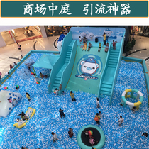 Indoor size million ocean ball pool Naughty Fort Childrens paradise Large slide High-grade fence playground equipment