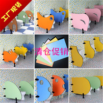 Kindergarten toilet partition partition Anti-fold special cartoon childrens toilet waterproof baffle animal partition
