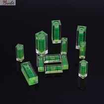 Square round cylindrical horizontal bubble green light small horizontal ruler Mini level adjustment balance universal