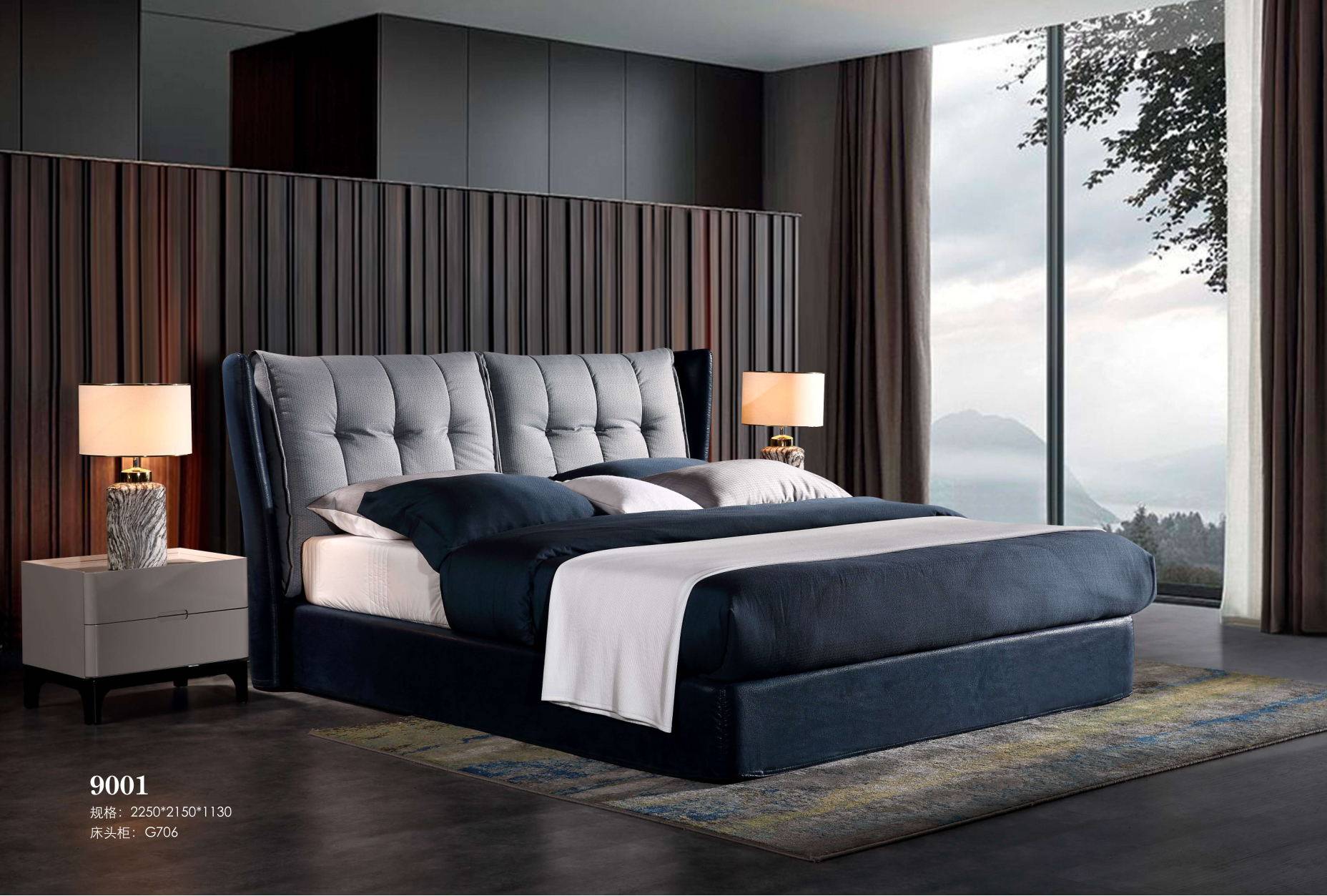 爱舒软床 2.0米床架 九种颜色可选