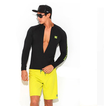 Black zipper top diving long sleeve zipper jacket diving suit swimsuit surfing sunscreen jellyfish coat beach suit