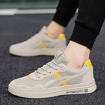 Mens shoes autumn breathable thin canvas cloth shoes mens sports and leisure board shoes trend wild drive deodorant trendy shoes