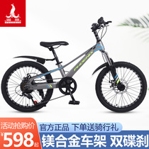 Shanghai Phoenix Childrens Bicycle Boys and Girls Middle Children 20 22 24-inch variable speed magnesium alloy mountain bike