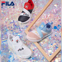 FILA Fila boys and girls sports shoes 2021 summer mesh shoes Childrens running shoes mesh breathable pedal