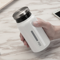 Fulight thermos cups for men and women students portable water cups literature and art ins personality simple creative trend small Cup bottle
