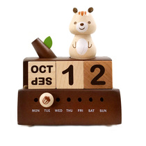 Taiwan jeancard Music Box Eight Sound Squirrel Calendar Perennial Birthday Gift Creative New Year Gift Fashion