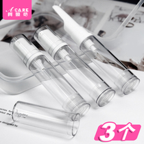Vacuum bottle press type travel Toner Spray bottle Lotion Foundation cosmetic sample bottle set