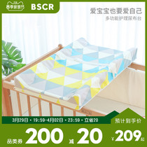 BSCR Baby Changing Diaper Newborn Care Desk Baby Caressing Massage Dressing Table