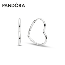 Pandora Pandora playful love 925 silver earring hook 297822 girl simple gift