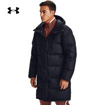 Anderma official website down jacket mens 2021 autumn new long black cotton feather jacket coat 1355855
