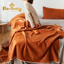Summer thin waffle blanket air conditioning quilt sheets coral velvet blanket office nap sofa cover blanket
