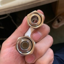 Water heater ppr movable angle valve copper bend loose knot after-sales designated product