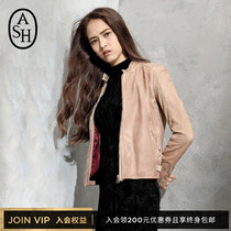 ASH women Autumn Winter VENGEANCE series soft sheepskin womens short top leather jacket
