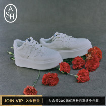 ASH Womens Shoes 2022 new MATCH Splicing Leisure Single Shoes Small Solid Increase Small Solar Small White Shoes