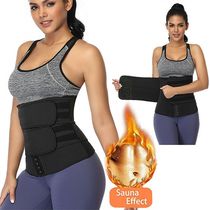 European and American womens fitness sports belt postpartum abdomen belt corset soft body shaping clothes waist buckle buckle tight