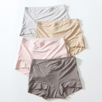 Panties Woman Modale High waist collection belly pack hip light and thin anti-light beating bottom lady Jane about soft and large size flat angle pants